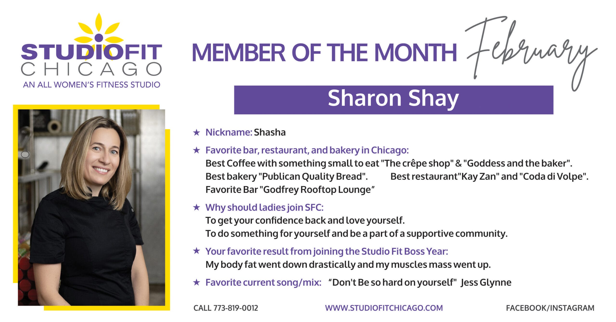 February Member of the Month: Sharon Shay