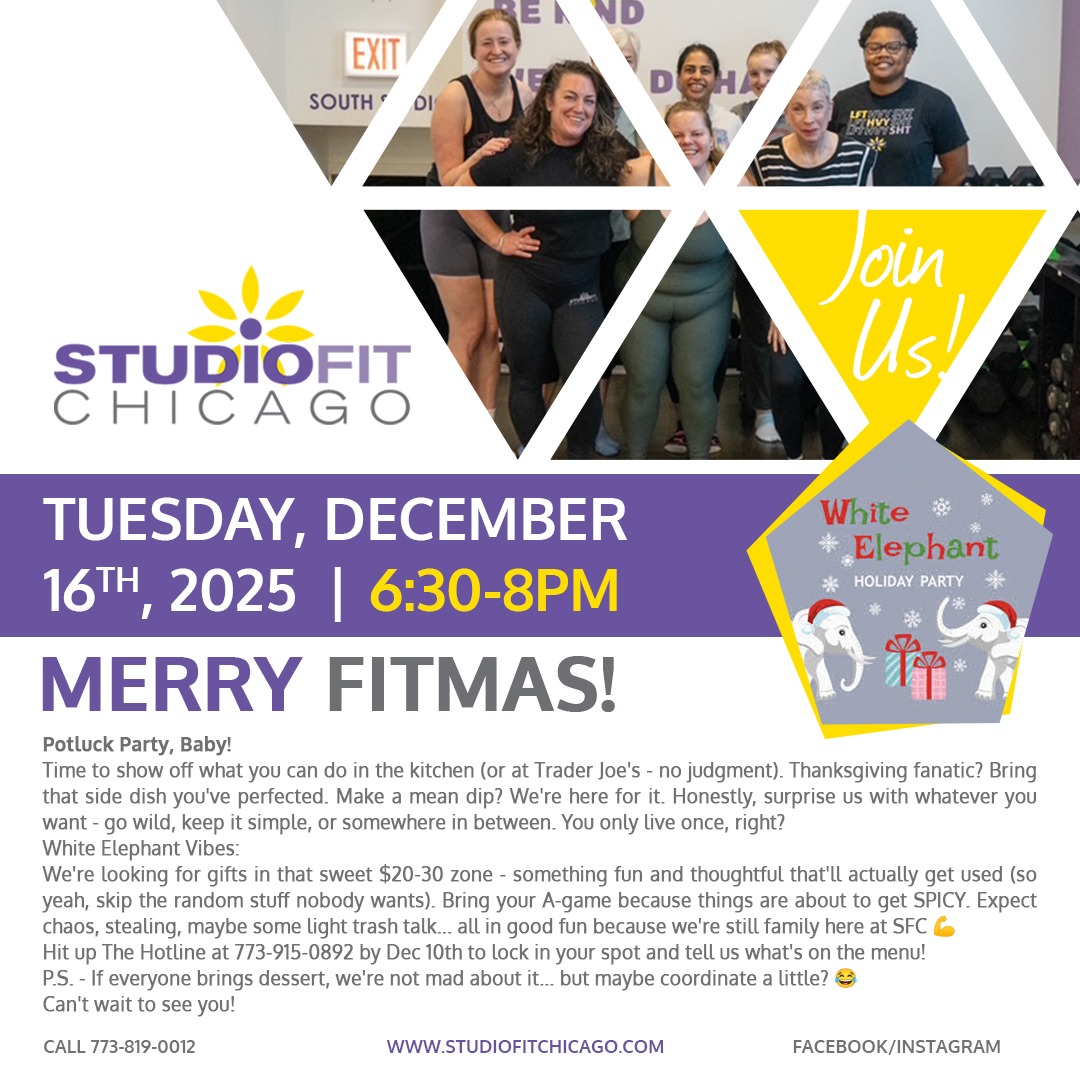 Merry Fitmas! Xmas Event In Studio Fit Chicago