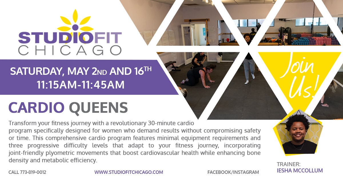 Cardio Queens At Studio Fit Chicago | 02 May 2026 Cardio Queens