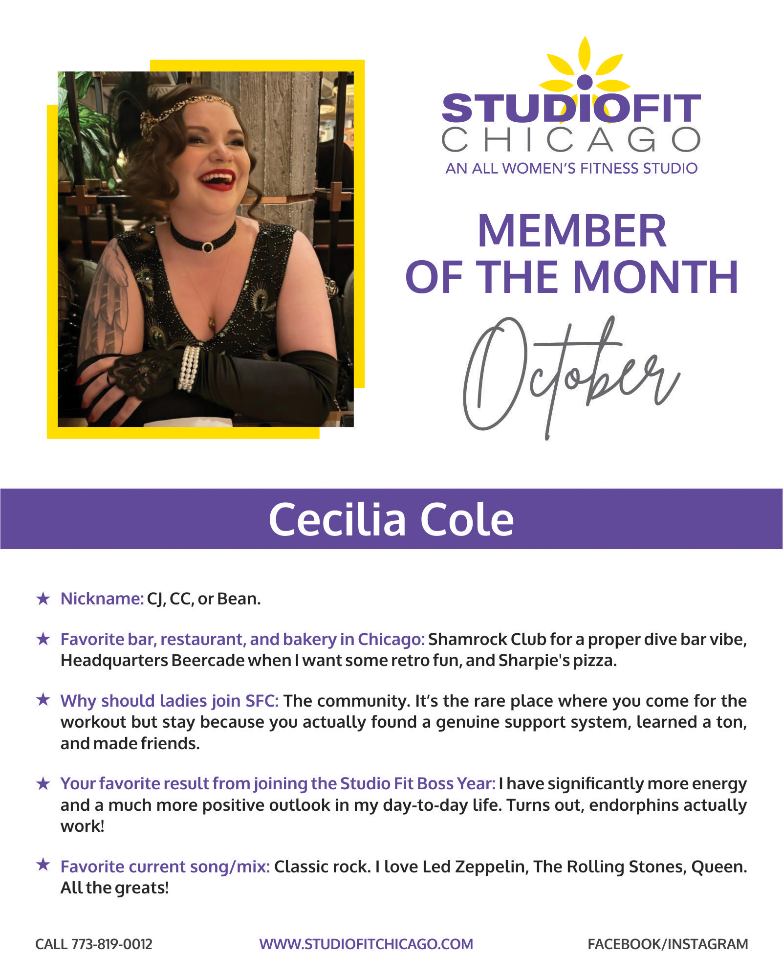 October Member Of The Month: Meet Cecilia &Quot;Cc&Quot; Cole September Member Of The Month Ashley Keren